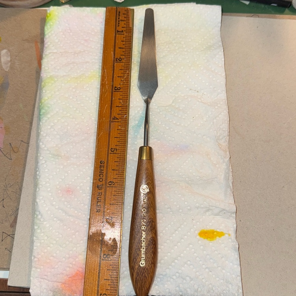 - Vintage Grumbacher palette knife #20
